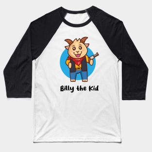 Billy the Kid (on light colors) Baseball T-Shirt